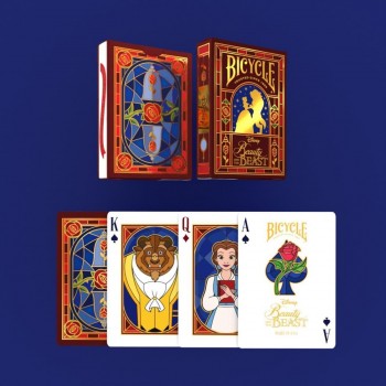 Disney Beauty and the Beast žaidimo kortos Bicycle